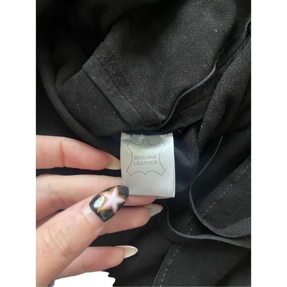 For Joseph Black Suede Fringe Dress – Size S - Picture 4 of 7